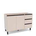 Ver imagem 2 de Balcão de Cozinha 120x81cm com 3 Gavetas e 2 Portas Creme 250003
