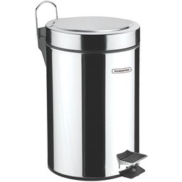 Lixeira Aço Inox com Pedal 12 Litros - Tramontina - 1