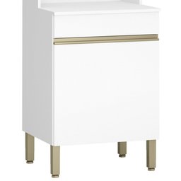 Paneleiro e Balcão Gabinete com Tampo 150cm Lina K02 Supremo - Mpozenato - 3