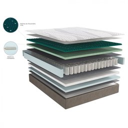 Colchão Casal Kappesberg Magnetico 1,38X1,88X0,33 CMP110-138-134 - 2