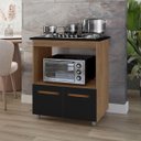 Ver imagem 1 de Balcão Cali para Cooktop 5 Bocas 2 Portas Cozinha Mb1 75cm