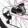 Bicicleta Mtb Ox Bike Aro 29 Hard Glide - Branco e Rosa - 17 - 2