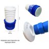 Kit Adaptador Rosca Plástica + 2 Un Ponteira para Mangueira de Aspirador de Piscina Aspiração - 6