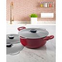 Ver imagem 2 de Tampa de Silicone para Panela Cinza 23cm 4907 - Lyor