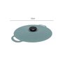 Tampa de Silicone para Panela Cinza 23cm 4907 - Lyor - 3