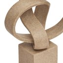 Ver imagem 3 de Escultura Decorativa Abstrata em Poliresina Areia 26cm 21559 Mart