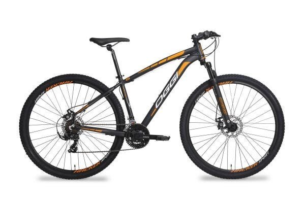 Bicicleta Oggi Hacker Sport aro 29 21v Preto/Laranja - 19