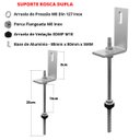 Ver imagem 4 de Estrutura Suporte Fixa Linha C Placa Painel Solar Inox Telha Fibrocimento Ondulada Viga Metálica Per