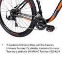 Ver imagem 5 de Bicicleta Feminina Caloi Kaiena Sport 2020 aro 29 Freio Hidráulico - Preto - M