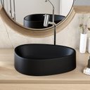 Ver imagem 6 de Cuba Pia para Banheiro Gota 43cm Maitê C08 Preto - Mpozenato