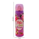Ver imagem 2 de Garrafa Squeeze Térmica Inox Estampa Mãe Amor Eterno 450ml