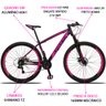 Bicicleta Feminina Aro 29 Dropp Z3 21V Shimano Pedivela Alumínio Freio Disco - Rosa - 17 - 3