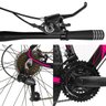 Bicicleta Feminina Aro 29 Dropp Z3 21V Shimano Pedivela Alumínio Freio Disco - Rosa - 17 - 4