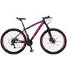 Bicicleta Feminina Aro 29 Dropp Z3 21V Shimano Pedivela Alumínio Freio Disco - Rosa - 17 - 2