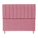 Ver imagem 1 de Cabeceira Solteiro 0,90m Holanda Suede - Pallazio Cor:Rosa
