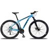 Bicicleta Aro 29 Dropp Aluminum Câmbio Shimano Acera 27V Freio Hidráulico - 19 - Azul claro - 3