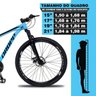 Bicicleta Aro 29 Dropp Aluminum Câmbio Shimano Acera 27V Freio Hidráulico - 19 - Azul claro - 4
