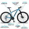 Bicicleta Aro 29 Dropp Aluminum Câmbio Shimano Acera 27V Freio Hidráulico - 19 - Azul claro - 2