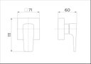 Ver imagem 3 de Acabamento De Registro Lift Docol Base 1.1/4" e 1.1/2" 804806