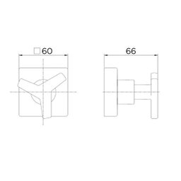 Acabamento para Registro Docolbase 1/2", 3/4" e 1" Docol City - 00877106 - 2