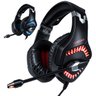 Fone Headset Gamer Pro Onikuma K1 Pro P2 Pro LED Celular Ps4 - Vermelho - 3