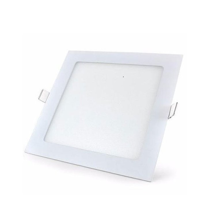 PAINEL DE LED QUADRADO PARA EMBUTIR 6500K 18W TASCHIBRA