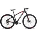 Ver imagem 3 de OGGI HACKER SPORT MOUNTAIN BIKE ARO 29 2019 PRETO E VERMELHO