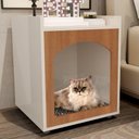 Ver imagem 2 de Mesa de Cabeceira Pet Martinez Off White Freijo