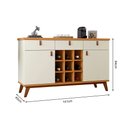 Ver imagem 4 de Aparador Buffet Paris - Off White/nature