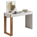 Ver imagem 2 de Escrivaninha Penteadeira Reppy 112 Cm Branco Cinamomo Mell Mbl