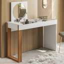 Ver imagem 1 de Escrivaninha Penteadeira Reppy 112 Cm Branco Cinamomo Mell Mbl