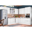 Ver imagem 4 de Gabinete de Cozinha Modulado Balcão Americana c/ 1 Porta s/ Tampo Branco - Henn