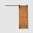 Ver imagem 2 de Porta Celeiro de Correr com Trilho de Aluminio 2,10(a) X 82(l)