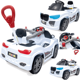 Carrinho de Passeio e Pedal Infantil Maral Bm Car Branco - Estilo e Diversão para Os Pequenos - 2