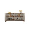Buffet Aparador Sala Lizz 170cm Off White Marrom Cedro Casa D - 2