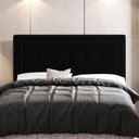 Ver imagem 4 de Cabeceira Box Casal King Size 195cm com Tachas e Frame Preto