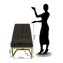 Ver imagem 6 de Kit 02 Cadeiras para Sala de Jantar Ana Base de Ferro Suede Marrom - D'classe Decor