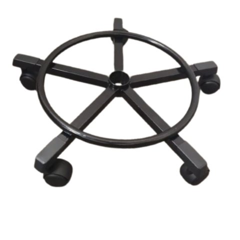 Base Estrela Secretaria com Aro Soldado e Rodizios
