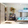 Estante Aço 3 Prateleiras Livros Cozinha Quarto Eaf007 Azul - 2