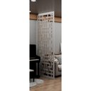 Ver imagem 2 de Painel Vazado Divisória Mdf Shangai Branco - 1,80x2,60m