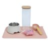 Kit pet alimentação e pelúcia com pote e pá 5 pçs - Oikos - 1