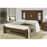Cama Casal Amsterdam 100% MDF Castanho Touch Gabrielli - 3
