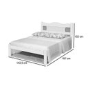 Ver imagem 2 de Cama Casal Munique 100% MDF Branco Gabrielli
