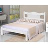 Cama Casal Munique 100% MDF Branco Gabrielli - 1