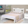 Cama Casal Munique 100% MDF Branco Gabrielli - 3