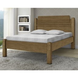 Cama Casal Paris 100% MDF Grenat Touch Gabrielli - 1