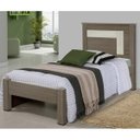 Ver imagem 1 de Cama Solteiro Riviera 100% MDF Carvalho Avela Gabrielli