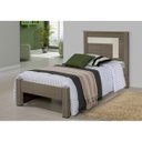 Ver imagem 2 de Cama Solteiro Riviera 100% MDF Carvalho Avela Gabrielli