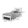 Cama Solteiro Munique 100% MDF Argila Touch Gabrielli - 2