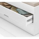 Ver imagem 3 de Bicama com 2 Gavetas Bari Branco Gabrielli